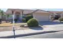 House exterior with a two-car garage and manicured landscaping at 7275 W Tina Ln, Glendale, AZ 85310