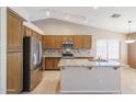 Modern kitchen with granite countertops and stainless steel appliances at 7275 W Tina Ln, Glendale, AZ 85310