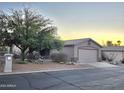 House exterior featuring a large tree and desert landscaping at 2101 S Meridian Rd # 421, Apache Junction, AZ 85120