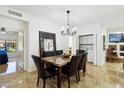 Dining area with a table and chairs, near laundry at 9100 E Raintree Dr # 130, Scottsdale, AZ 85260
