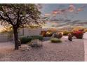 Landscaped front yard with desert plants and gravel at 15155 E Westridge Dr, Fountain Hills, AZ 85268