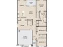 Open floor plan with a study, kitchen, dining area, and great room at 2430 E Spur Dr, San Tan Valley, AZ 85140
