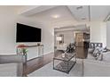 Open-concept living area with a view of the kitchen and dining area at 7151 E Rancho Vista Dr # 4001, Scottsdale, AZ 85251