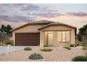 Charming single story home with two-car garage and desert landscaping at 7875 S Magic Dr, Casa Grande, AZ 85193