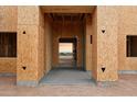 View from covered entryway to expansive desert landscape at 41801 N Kachina Rd, Cave Creek, AZ 85331