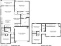 Two-story home floor plan, showing a two-car garage, game room, and four bedrooms at 2112 W Stanton Ave, Apache Junction, AZ 85120