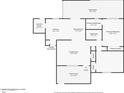 One-story home floor plan, showing a spacious living room and primary bedroom at 10404 W Audrey Dr, Sun City, AZ 85351