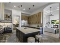 Open kitchen with large island and high-end appliances at 9732 N Fireridge Trl, Fountain Hills, AZ 85268