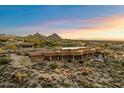 Luxury estate on a hilltop with desert landscape at 9782 E Troon North Dr, Scottsdale, AZ 85262