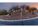 Landscaped entrance to a luxury community at 11380 E Sand Hills Rd, Scottsdale, AZ 85255