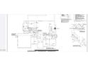 Floor plan showing plumbing and HVAC system layout for a house at 30500 N 208Th Dr, Wittmann, AZ 85361