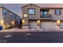 Two-story townhome with three-car garage and private balcony at 1265 S Aaron -- # 359, Mesa, AZ 85209