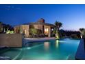 Luxury pool with expansive views and a sleek design at 11271 E Cinder Cone Trl, Scottsdale, AZ 85262
