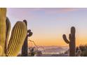 Stunning desert landscape with city lights at sunset at 10040 E Happy Valley Rd # 2046, Scottsdale, AZ 85255