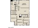 Upstairs floorplan showing Primary bedroom, 3 additional bedrooms, and loft at 4043 E San Jose St, San Tan Valley, AZ 85143