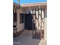 Front entrance with decorative metal gate at 6202 W Highland Ave, Phoenix, AZ 85033