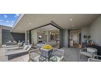 Modern patio with comfortable seating and city views at 37200 N Cave Creek Rd # 2120, Scottsdale, AZ 85262