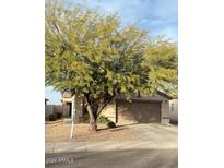 Single-story home with a two-car garage and mature landscaping at 914 W Desert Seasons Dr, San Tan Valley, AZ 85143