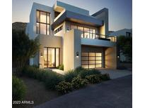 Modern two-story home with stylish facade and landscaping at 5040 N Ascent Dr, Scottsdale, AZ 85251