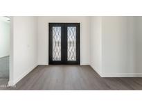 Elegant entryway with double doors and wood-look floors at 3368 W Judd Rd, San Tan Valley, AZ 85144