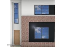 Modern two-story home with brick and black accents at 108 W Baseline Rd, Buckeye, AZ 85326