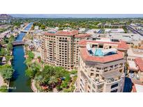 Luxury high-rise building with city views and pool at 7181 E Camelback Rd # 201, Scottsdale, AZ 85251