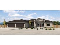 New construction home with two-car garage and desert landscaping at 1896 E Cloud Rd, Phoenix, AZ 85086