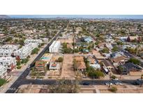 Aerial view of a vacant lot in a dense urban setting at 917 N 8Th St, Phoenix, AZ 85006