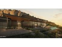 Luxury home with modern design, infinity pool, and mountain views at 5850 E Glen Dr, Paradise Valley, AZ 85253