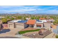 House with solar panels and mountain views at 15234 N 19Th Pl, Phoenix, AZ 85022