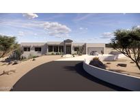 Single story home with contemporary design and desert landscaping at 9130 N Hummingbird Trl, Fountain Hills, AZ 85268