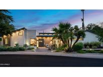 Stunning curb appeal with modern design and lush landscaping at 6201 E Calle Redonda --, Scottsdale, AZ 85251