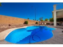 Refreshing kidney-shaped pool perfect for summer fun at 19817 N 67Th Dr, Glendale, AZ 85308