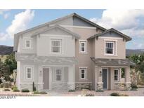Two-story home with modern design and attached garage at 2888 N Evergreen St, Buckeye, AZ 85396