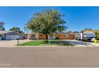 Ranch style home with a well manicured lawn at 7830 N 17Th Ave, Phoenix, AZ 85021