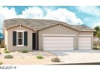 Two-story house with a three-car garage and desert landscaping at 2070 E Brooklyn Dr, Casa Grande, AZ 85122