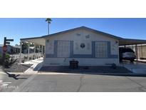 Single-wide manufactured home with carport at 2400 E Baseline Ave # 301, Apache Junction, AZ 85119