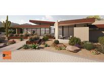 Modern home with desert landscaping and unique architecture at 6612 E Hummingbird Ln, Paradise Valley, AZ 85253