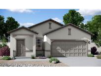 One-story home with two-car garage and landscaping at 20116 W Badgett Ln, Litchfield Park, AZ 85340