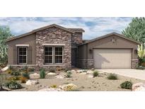 Two-story home with stone accents and a two-car garage at 32513 N 135Th Dr, Peoria, AZ 85383