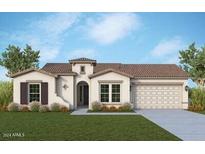 One-story home with front yard landscaping and two-car garage at 21601 W Mariposa St, Buckeye, AZ 85396