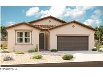 One-story house with tile roof, two-car garage, and desert landscaping at 18730 E Panchito Dr, Gold Canyon, AZ 85118