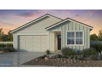 Craftsman style home with a two car garage and neutral colors at 4065 E Ghost Flower Ln, San Tan Valley, AZ 85140