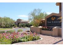 San Simeon Condominiums entrance with landscaping at 16013 S Desert Foothills Pkwy # 1101, Phoenix, AZ 85048