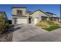 Modern two-story home with attached garage and landscaping at 3966 W Antelope Way, San Tan Valley, AZ 85144