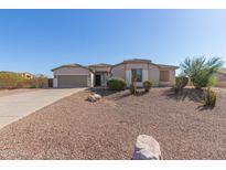 One-story house with a two-car garage and desert landscaping at 2237 N Calle Largo --, Mesa, AZ 85207