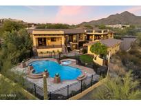 Luxury home with pool and mountain views at 4256 N Desert Oasis Cir, Mesa, AZ 85207