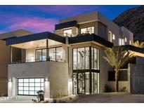 Stunning modern home with city views and a three-car garage at 5008 N Ascent Dr, Scottsdale, AZ 85251