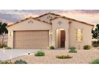 Single-story home with a two-car garage and desert landscaping at 24623 W Hopi St, Buckeye, AZ 85326