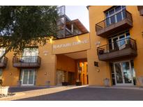 Modern building exterior with contemporary design and landscaping at 4745 N Scottsdale Rd # 3013, Scottsdale, AZ 85251